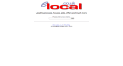 Desktop Screenshot of elocal.co.uk