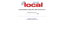 Tablet Screenshot of elocal.co.uk